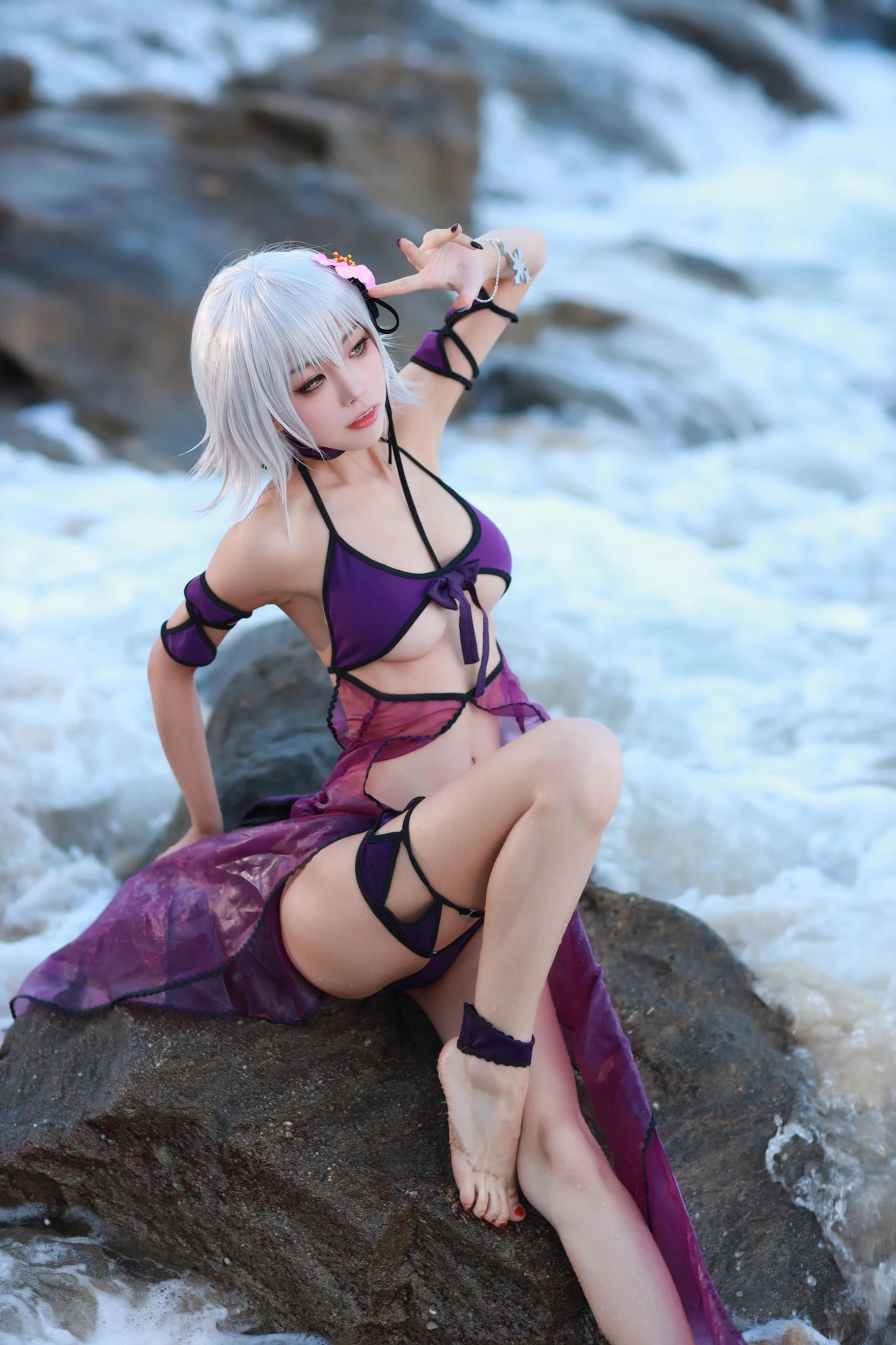 水淼Aqua – NO.70 贞德泳装 [41P]插图1